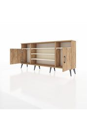 Arges Konsol 5 Raflı 2 Kapaklı 176x30x83 - S148M040V19A