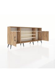 Arges Konsol 5 Raflı 2 Kapaklı 176x30x83 - S148M040V19A