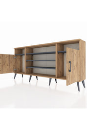 Arges Konsol 5 Raflı 2 Kapaklı 176x30x83 - S148M040V20A