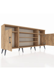 Arges Konsol 5 Raflı 2 Kapaklı 176x30x83 - S148M040V21A