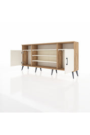 Arges Konsol 5 Raflı 2 Kapaklı 176x30x83 - S148M040V22A