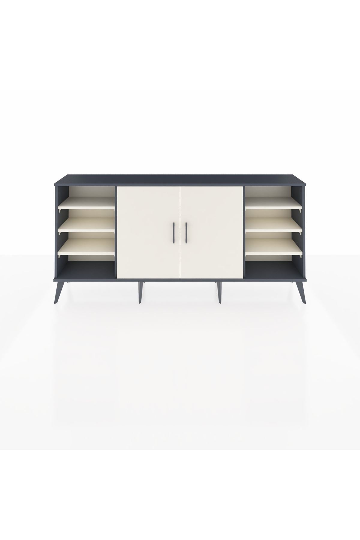 Arges Konsol 9 Raflı 2 Kapaklı 176x30x83 - S148M041V13A