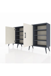 Arges Konsol 9 Raflı 2 Kapaklı 176x30x83 - S148M041V14A