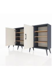Arges Konsol 9 Raflı 2 Kapaklı 176x30x83 - S148M041V15A