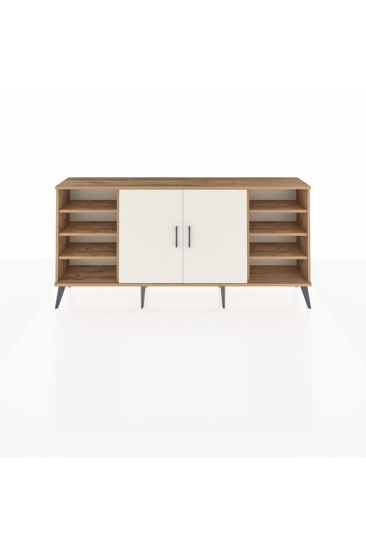 Arges Konsol 9 Raflı 2 Kapaklı 176x30x83 - S148M041V24A