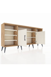 Arges Konsol 8 Raflı 2 Kapaklı 176x30x83 - S148M042V22A
