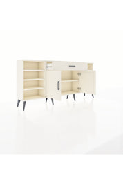 Arges Konsol 7 Raflı Tek Çekmeceli 2 Kapaklı 176x30x83 - S148M043V04A