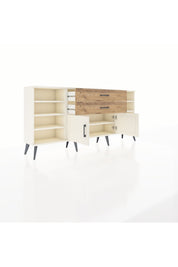 Arges Konsol 7 Raflı 2 Çekmeceli 2 Kapaklı 176x30x83 - S148M044V06A