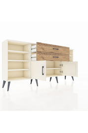 Arges Konsol 7 Raflı 2 Çekmeceli 2 Kapaklı 176x30x83 - S148M044V06A