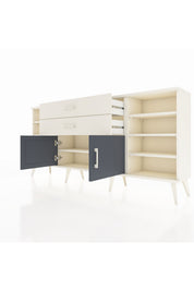 Arges Konsol 7 Raflı 2 Çekmeceli 2 Kapaklı 176x30x83 - S148M044V07A