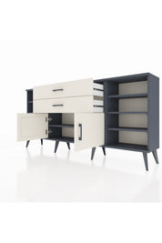 Arges Konsol 7 Raflı 2 Çekmeceli 2 Kapaklı 176x30x83 - S148M044V13A
