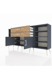 Arges Konsol 7 Raflı 2 Çekmeceli 2 Kapaklı 176x30x83 - S148M044V18A