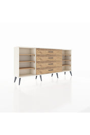 Arges Konsol 6 Raflı 4 Çekmeceli 176x30x83 - S148M045V03A