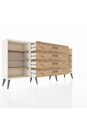 Arges Konsol 6 Raflı 4 Çekmeceli 176x30x83 - S148M045V03A