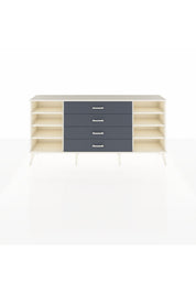 Arges Konsol 6 Raflı 4 Çekmeceli 176x30x83 - S148M045V05A