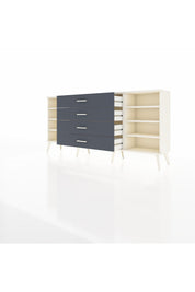 Arges Konsol 6 Raflı 4 Çekmeceli 176x30x83 - S148M045V05A