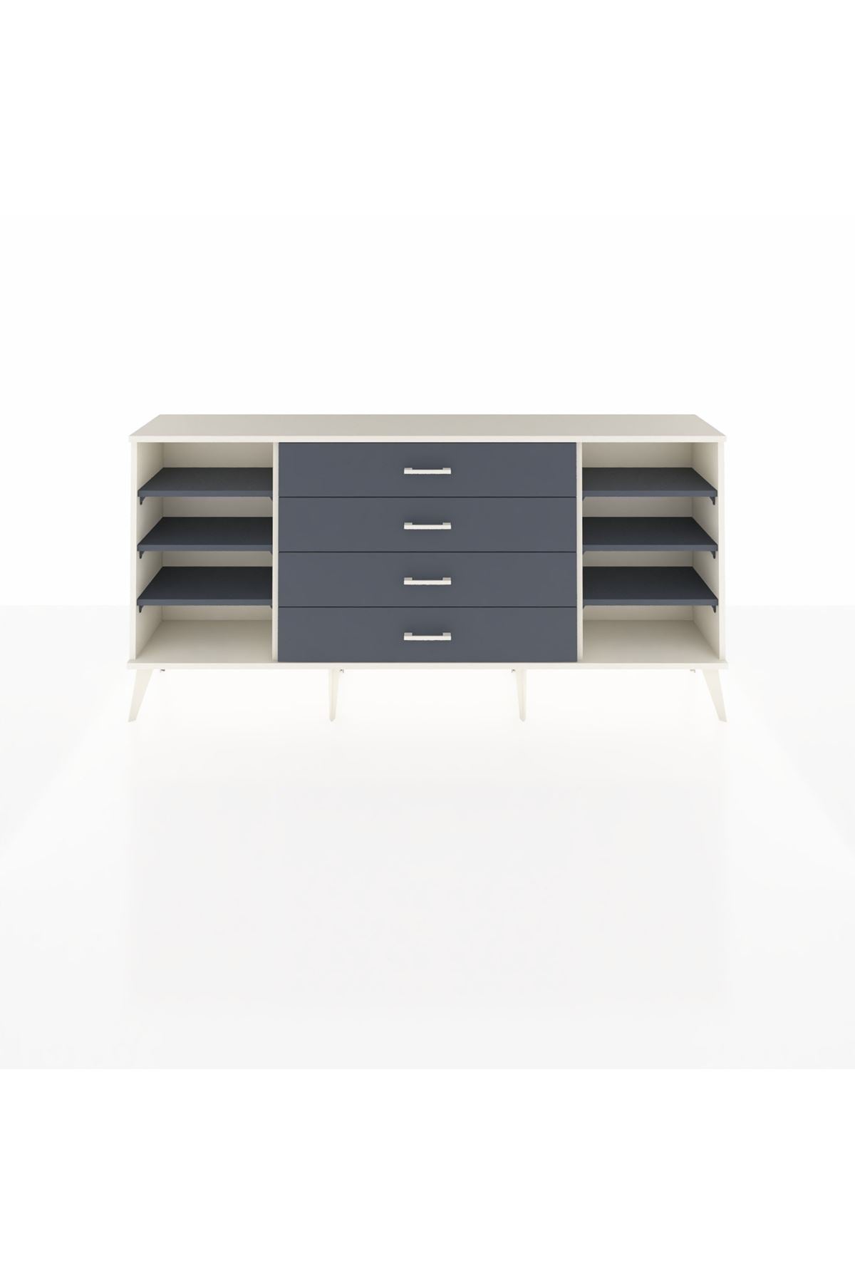 Arges Konsol 6 Raflı 4 Çekmeceli 176x30x83 - S148M045V08A