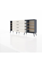 Arges Konsol 6 Raflı 4 Çekmeceli 176x30x83 - S148M045V10A
