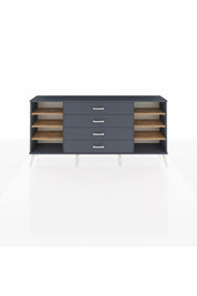 Arges Konsol 6 Raflı 4 Çekmeceli 176x30x83 - S148M045V11A