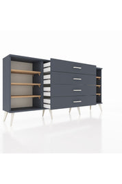 Arges Konsol 6 Raflı 4 Çekmeceli 176x30x83 - S148M045V11A