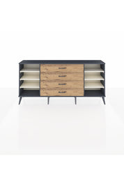 Arges Konsol 6 Raflı 4 Çekmeceli 176x30x83 - S148M045V15A