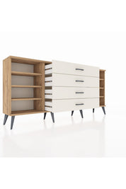 Arges Konsol 6 Raflı 4 Çekmeceli 176x30x83 - S148M045V19A
