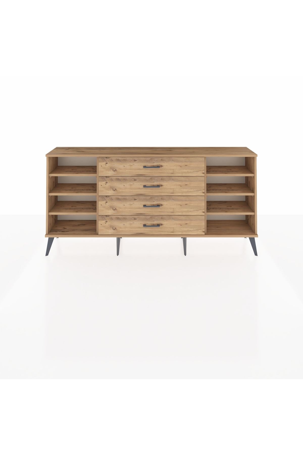 Arges Konsol 6 Raflı 4 Çekmeceli 176x30x83 - S148M045V21A