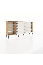 Arges Konsol 6 Raflı 4 Çekmeceli 176x30x83 - S148M045V22A