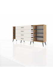 Arges Konsol 6 Raflı 4 Çekmeceli 176x30x83 - S148M045V25A
