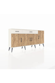 Arges Konsol 5 Raflı 2 Çekmeceli 4 Kapaklı 176x30x83 - S148M046V01A