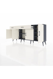 Arges Konsol 5 Raflı 2 Çekmeceli 4 Kapaklı 176x30x83 - S148M046V13A