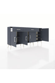 Arges Konsol 5 Raflı 2 Çekmeceli 4 Kapaklı 176x30x83 - S148M046V17A