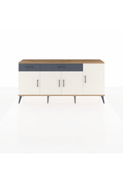 Arges Konsol 5 Raflı 2 Çekmeceli 4 Kapaklı 176x30x83 - S148M046V23A