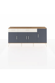 Arges Konsol 5 Raflı 2 Çekmeceli 4 Kapaklı 176x30x83 - S148M046V25A