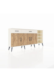 Arges Konsol 5 Raflı 2 Çekmeceli 3 Kapaklı 176x30x83 - S148M047V01A