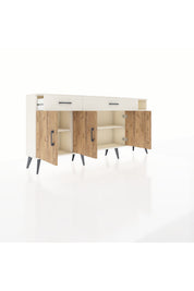 Arges Konsol 5 Raflı 2 Çekmeceli 3 Kapaklı 176x30x83 - S148M047V01A