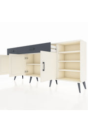Arges Konsol 5 Raflı 2 Çekmeceli 3 Kapaklı 176x30x83 - S148M047V05A