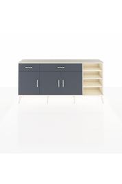 Arges Konsol 5 Raflı 2 Çekmeceli 3 Kapaklı 176x30x83 - S148M047V08A