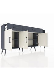 Arges Konsol 5 Raflı 2 Çekmeceli 3 Kapaklı 176x30x83 - S148M047V14A