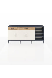 Arges Konsol 5 Raflı 2 Çekmeceli 3 Kapaklı 176x30x83 - S148M047V15A