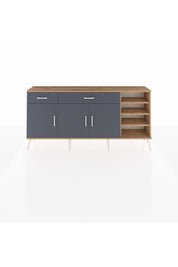 Arges Konsol 5 Raflı 2 Çekmeceli 3 Kapaklı 176x30x83 - S148M047V26A