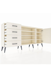 Arges Konsol 6 Raflı 4 Çekmeceli Tek Kapaklı 176x30x83 - S148M048V04A