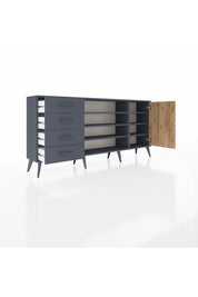 Arges Konsol 6 Raflı 4 Çekmeceli Tek Kapaklı 176x30x83 - S148M048V11A