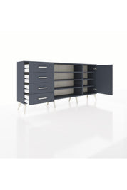 Arges Konsol 6 Raflı 4 Çekmeceli Tek Kapaklı 176x30x83 - S148M048V17A