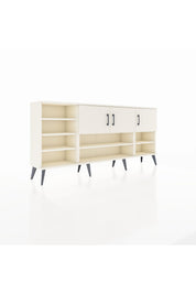 Arges Konsol 9 Raflı 3 Kapaklı 176x30x83 - S148M049V05A