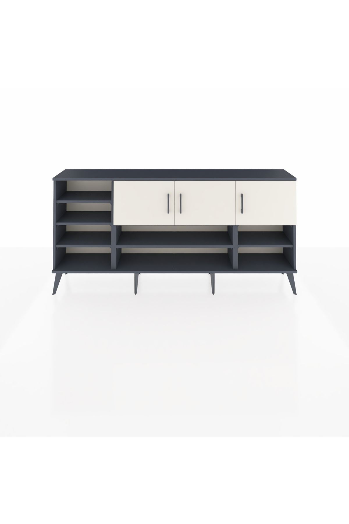 Arges Konsol 9 Raflı 3 Kapaklı 176x30x83 - S148M049V13A