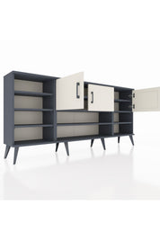 Arges Konsol 9 Raflı 3 Kapaklı 176x30x83 - S148M049V13A