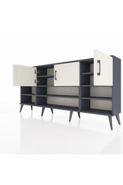 Arges Konsol 9 Raflı 3 Kapaklı 176x30x83 - S148M049V14A