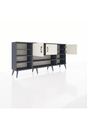 Arges Konsol 9 Raflı 3 Kapaklı 176x30x83 - S148M049V14A