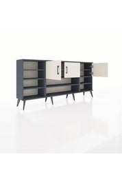 Arges Konsol 9 Raflı 3 Kapaklı 176x30x83 - S148M049V15A
